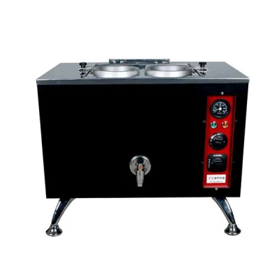 Anka 2 Demlikli Black Pro Elektrikli Çay Makinesi