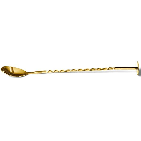 Biradlı Brd-681-Altın Burgulu Bar Kaşık Altın 27 Cm
