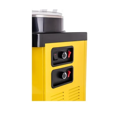 Samixir 10 + 10 L Panoramik Twin Karıştırıcılı Soğuk İçecek Dispenseri Analog Sarı