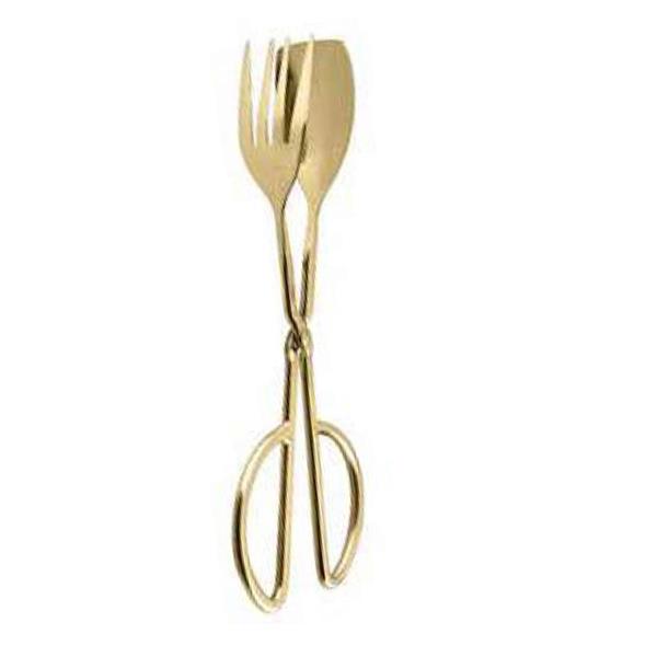 Biradlı Brd-Ef146-Altın Servis Makası 26 Cm Altın