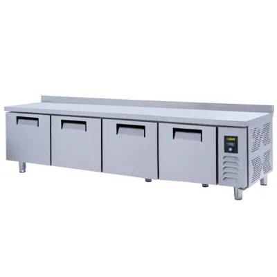 Gast TTKB1400 Tezgah Tipi 4 Kapılı Kısa Buzdolabı
