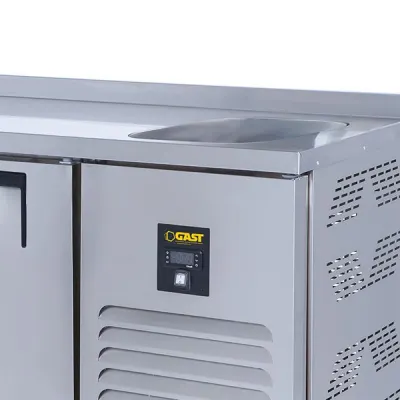 Gast TTEB1400 Tezgah Tipi 4 Kapılı Evyeli Buzdolabı