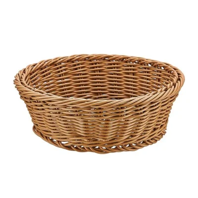 Biradlı Grv-2454 Plastik Yuvarlak Sepet 21X21X7 Cm