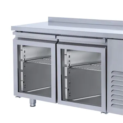 Gast TTCB1200C Tezgah Tipi 2 Cam Kapılı Snack Buzdolabı