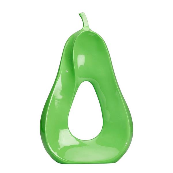 Biradlı Grv-G557 Dekoratif Delikli Armut 25x9x40 Cm Yeşil