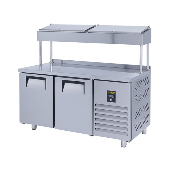 Gast MPGB1200C Yüksek Borulu 2 Kapılı Geniş Make Up Buzdolabı