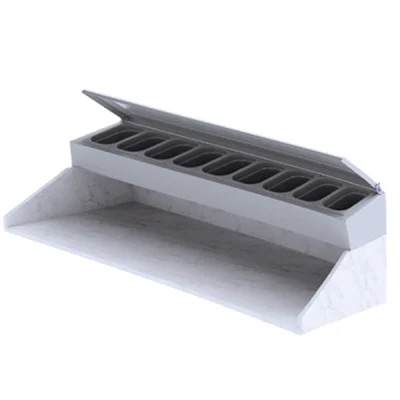 Gast MMUB1200C Mermerli 2 Kapılı Saladbarlı Make Up Buzdolabı