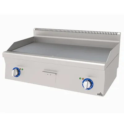 Atalay E AEI-1060-ND    Elektrikli Pleyt Izgara Yarı Oluklu Yarı Düz Yüzey 100x60x30 E AEI-1060-ND