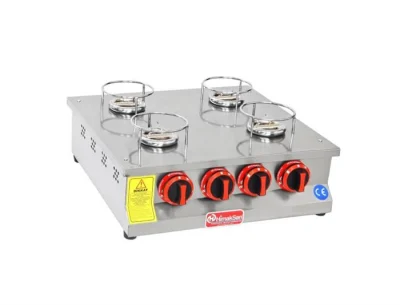 Himaksan KNFOGK 4  4 Lu Kare Set Üstü Künefe Ocağı Gazlı Dg-Ce