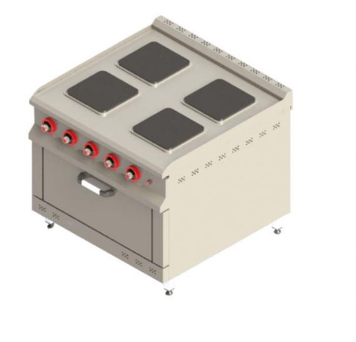 Himaksan KZE 888D 4 Dolaplı Elektrıklı Kuzine (Ce)