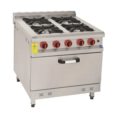 Himaksan KZG-880 CE 4+1 Fırın Gazlı Kuzine Lpg-Ce