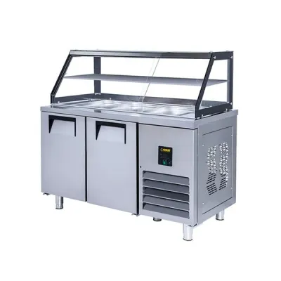 Gast CSB1200 2 Kapılı Camlı Servis Buzdolabı