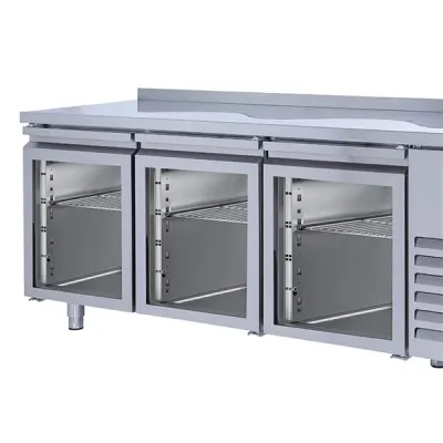 Gast TTCB1300C Tezgah Tipi 3 Cam Kapılı Snack Buzdolabı