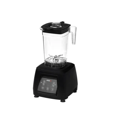 Omake 2 L Kapak Sensörsüz Şeffaf Hazneli Dijital Bar Blender 2200W Siyah