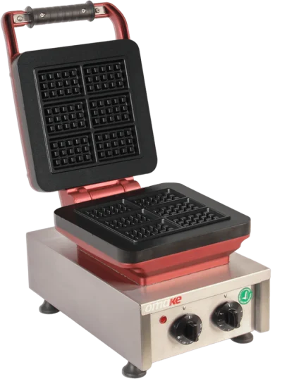 Omake Brüksel 3x5 Mini Model Zamanlayıcılı Manuel Waffle Makinesi