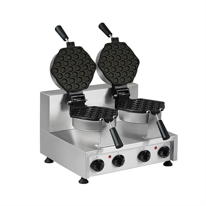 Omake Zamanlayıcılı Balls Model Çiftli Yuvarlak Waffle Makinesi