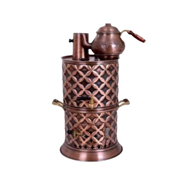 Anka 5Lt Bakır Odunlu Semaver