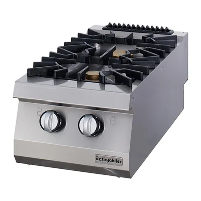 Öztiryakiler 900 Seri Set Üstü İkili Ocak Gazlı 40*90*30 (6+10=16 Kw)