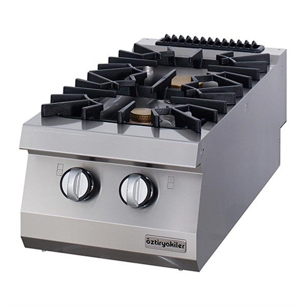 Öztiryakiler 900 Seri Set Üstü İkili Ocak Gazlı 40*90*30 (6+10=16 Kw)