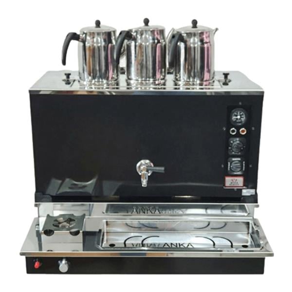 Anka 3 Demlikli Black Pro Plus Otomatik Çay Makinesi