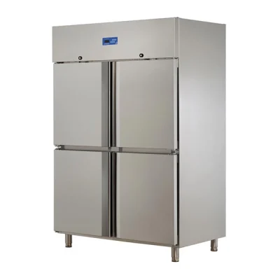 Öztiryakiler Gn 1200 Lmv 4 Yarım Inox Kapı Dik Tip Derin Dondurucu