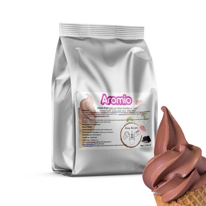 Aromio Aqua Plus Kakaolu Soft Dondurma Tozu (1100 Gr)