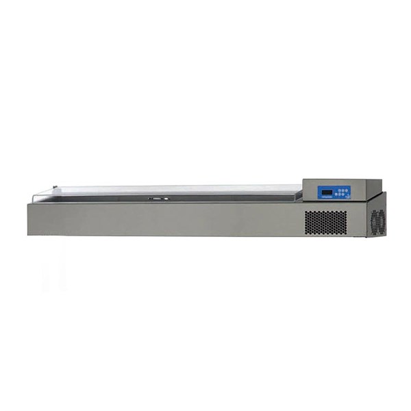 Öztiryakiler Pzc 72 Alcak Plexıglass Kapaklı Pizza Hazırlık Ünitesi