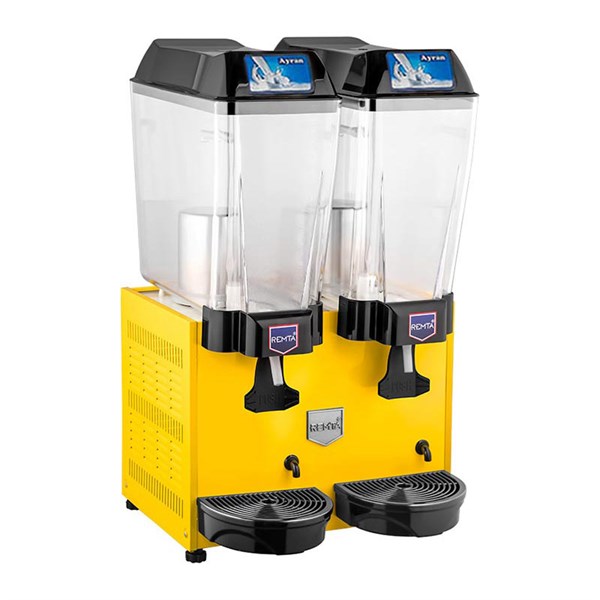 Remta ST14 Çiftli Ayran Makinesi 2x20 lt Sarı