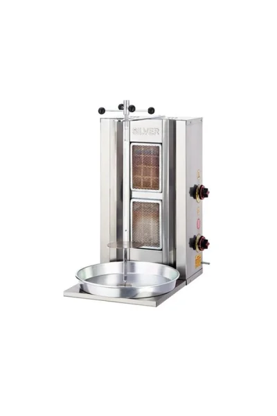 SilverInox 2164 2 Radyanlı Doğal Gazlı ve Lpgli Döner Ocağı