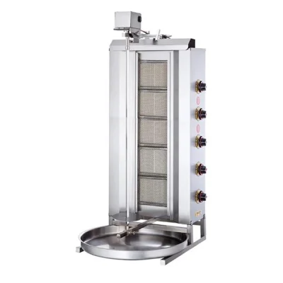 SilverInox 2167-U5L 5 Radyanlı Üstten Motorlu LPG ve Gazlık Döner Ocağı