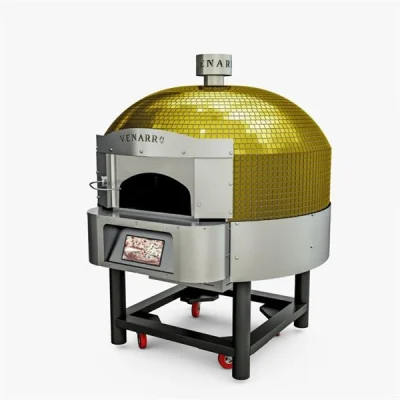 Venarro Maestro DYK-07 Döner Tabanlı Gazlı Pizza Fırını Sarı