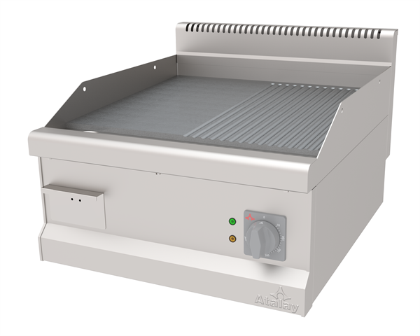 Atalay AEI-670-N Elektrikli Pleyt Izgara Oluklu Yüzey 60x70x30