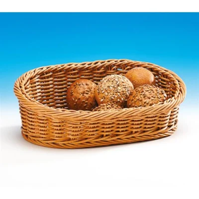 Zicco B-Ot-5224-22B Eğimli Oval Plastik Sepet (Koyu ) 30*45 Cm H 14 H 8 Cm