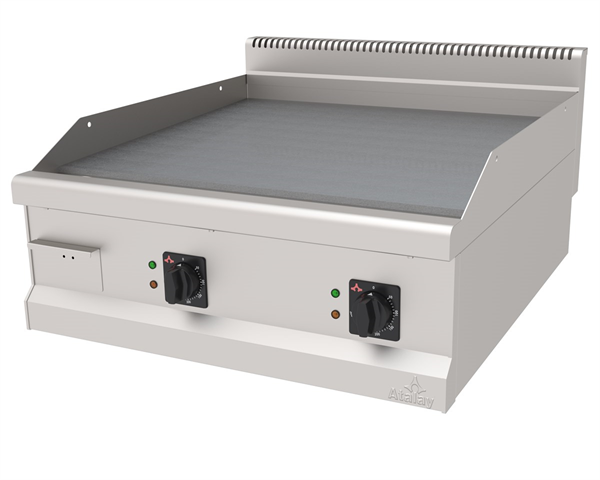 Atalay AEI-890 S-CR Elektrikli Düz Pleyt Izgara Set Üstü 80x90x30