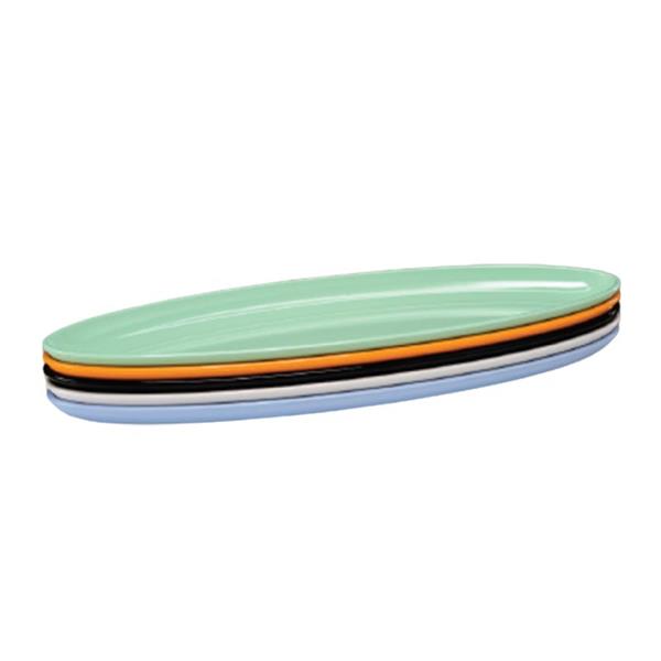 Zicco K-1453 Uzun Oval Melamin Teşhir 65x20x4 Cm Siyah