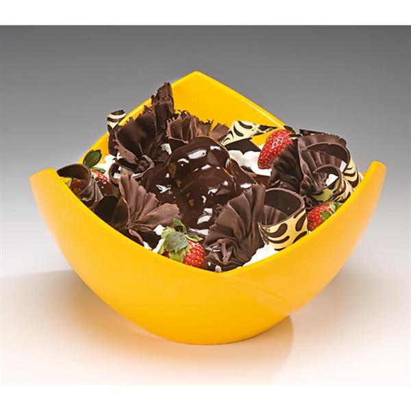 Zicco K-2001 Kandil Melamin Kase 27x15 Cm Sarı