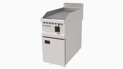 Atalay AGI-490-N Gazlı Pleyt Izgara Oluklu Yüzey Ce Belgeli Alt Dolaplı 40x90x85