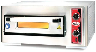 Atalay APF-50-1 Elektrikli Pizza Fırını Tek Katlı 4x24 cm Pizza Kapasiteli