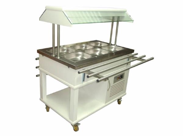 Atalay ASSB-04 Elektrikli Saladbar 4 Küvet Kapasiteli 150x70x140