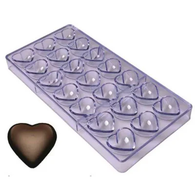 Epinox Klp-15 Polikarbon Çikolata Kalıbı Kalp 27.5X13.5