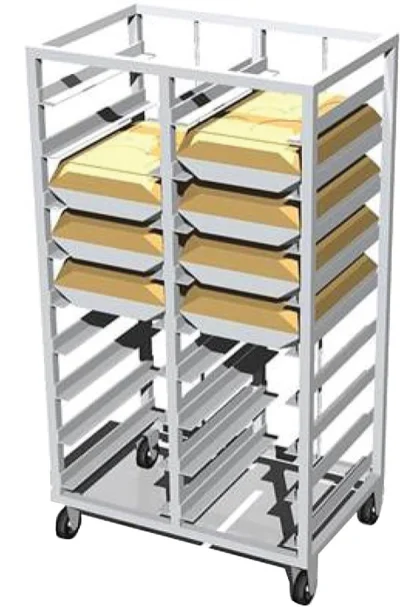 Atalay ATAT-3753-18 Termotray Tepsi Taşıma Arabası 18 Tepsili 37x53