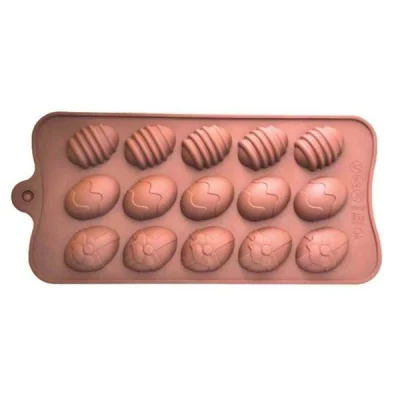 Epinox Ymr-21 Silikon Çikolata Kalıbı Yumurta 21*9.5*1.3Cm