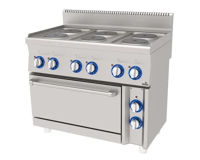 Atalay E AEK-1060 Kuzine 6 lı Elektrikli Fırınlı Kuzine 100x60x85