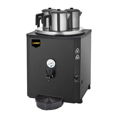 Gast DE10 3 Demlikli Jumbo 40 lt Çay Ocağı Siyah
