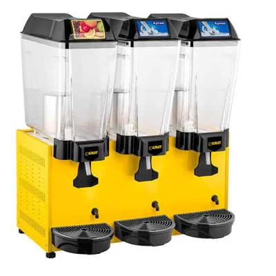 Gast ST19 Üçlü Şerbet+Ayran+Ayran Soğutucu 3x20 lt Sarı