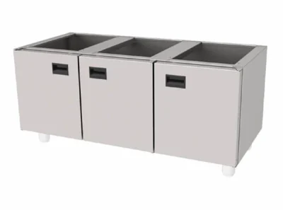Atalay E AST-106 Paslanmaz Set Altı Tezgah 100x60x55