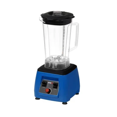 Omake 3 L Kapak Sensörlü Buz Kırıcı Manuel Bar Blender 2200W Mavi