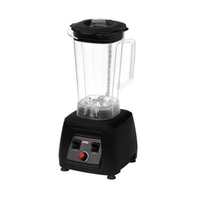 Omake 3 L Kapak Sensörlü Buz Kırıcı Manuel Bar Blender 2200W Siyah