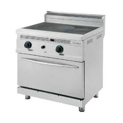 Turhan Çelik TC.7KGK800 Kapalı Ateş Gazlı Kuzine 800x700x850